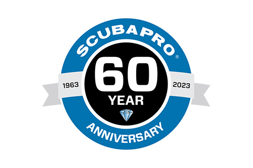 Built to Last SCUBAPRO 60 Year Anniversary emblem