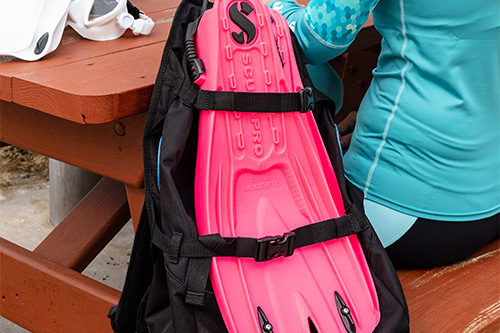 Ready for Travel GO Sport Fins in Pink