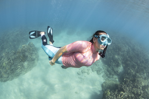 Great for warm water diving