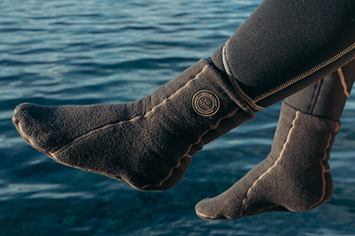 Fit inside your drysuit's boots