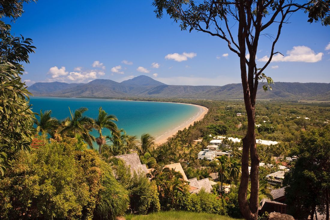View overlooking Queensland and the ocean