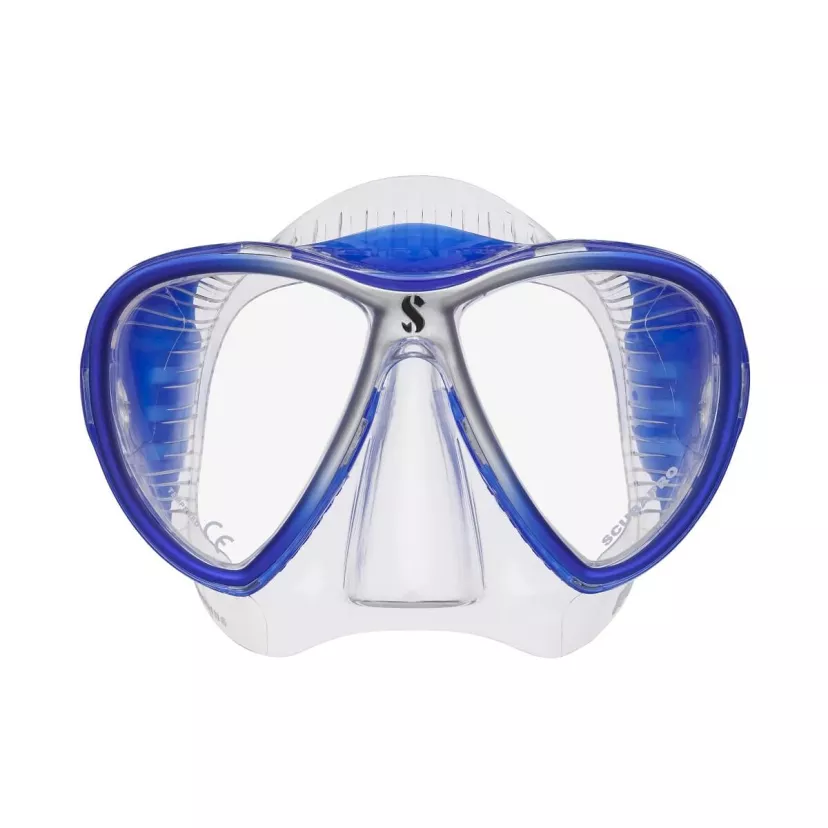 Synergy 2 Twin Trufit Dive Mask, Clear/Blue