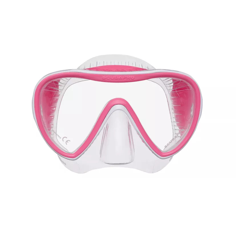 Synergy 2 Trufit Dive Mask, Clear/White-Pink